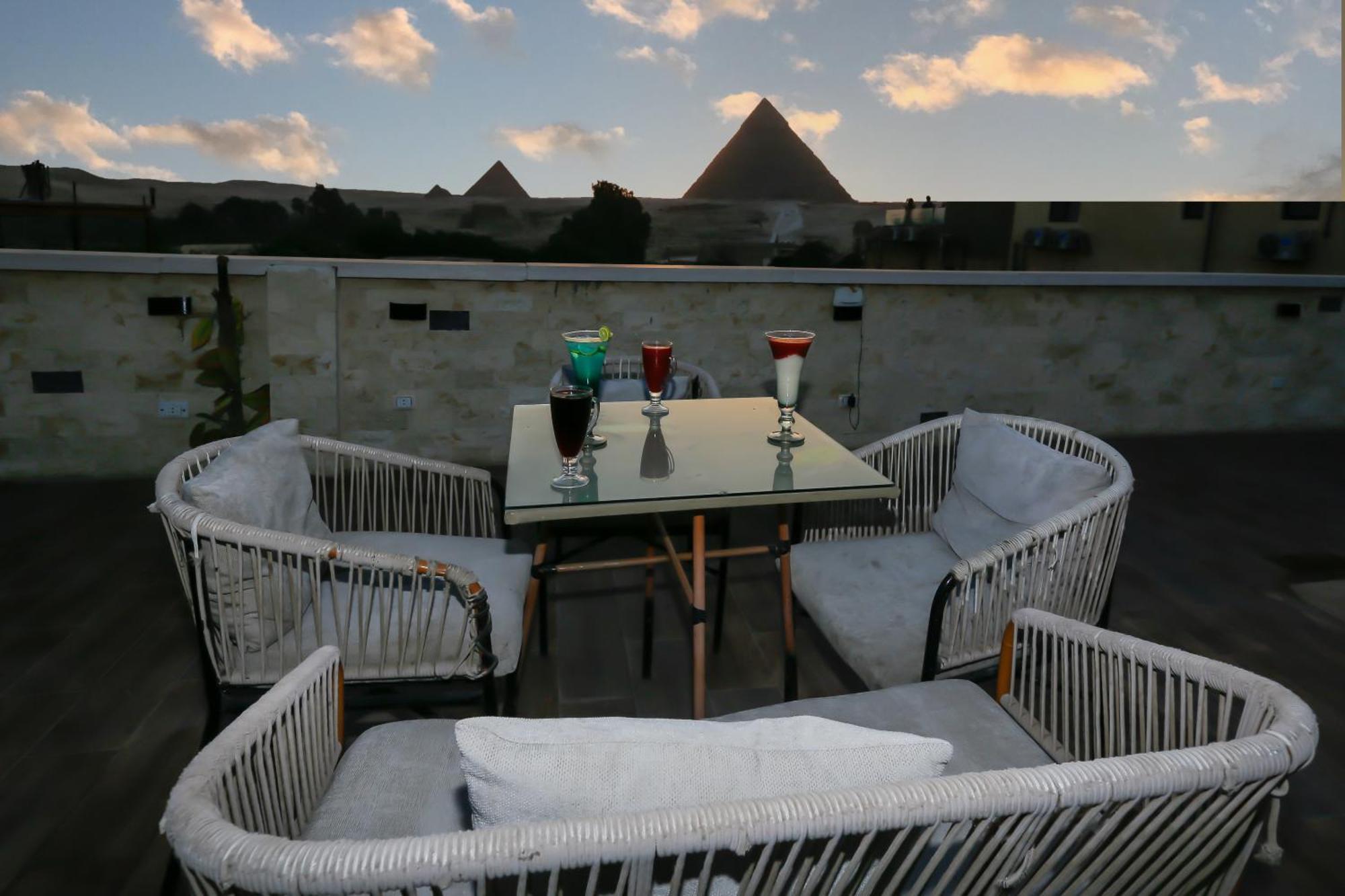 Pyramids Glory Inn Kafrat al Jabal Exterior foto